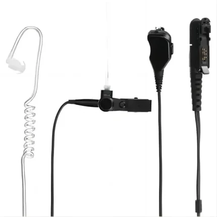 2-Wire Surveillance Earpiece Headset Acoustic Air Tube for MOTOROLA