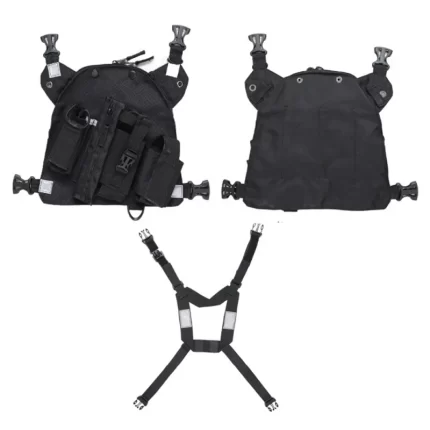 Chest Harness Bag for Walkie Talkie, Hands Free Holster
