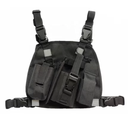 Chest Harness Bag for Walkie Talkie, Hands Free Holster