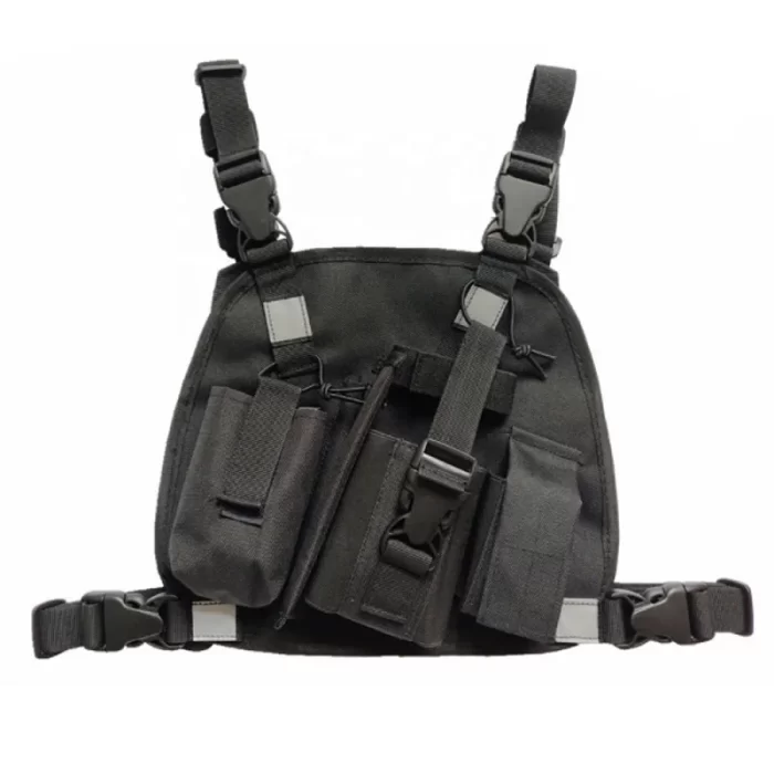 Chest Harness Bag for Walkie Talkie, Hands Free Holster