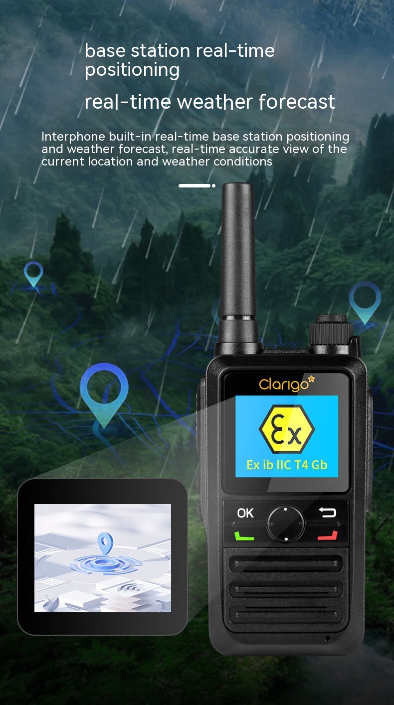 Clarigo DP-89EX walkie-talkie explosion-proof 4G national intercom