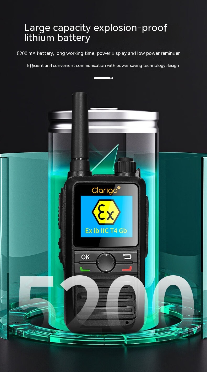 Clarigo DP-89EX walkie-talkie explosion-proof 4G national intercom