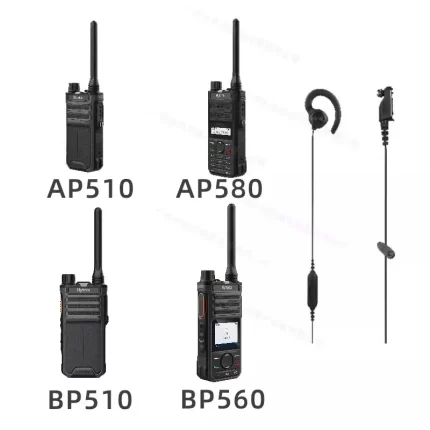 Hytera AP580 Walkie Talkie Headset EHN35R-P C Type Earhook