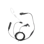 Hytera Radio EAN18 three wire transparent tube monitoring headphones