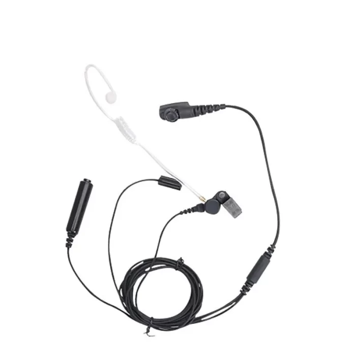 Hytera Radio EAN18 three wire transparent tube monitoring headphones