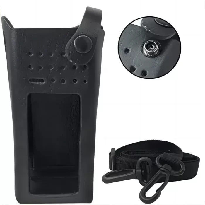 Leather case for Motorola dgp8550 radio dp4801