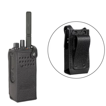 PMLN5839 Walkie Talkie Hard Leather Carry Case for Motorola XPR7000