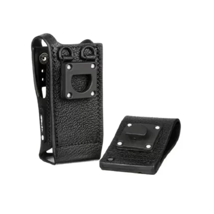 Portable Walkie Talkie Hard Leather Carry Case