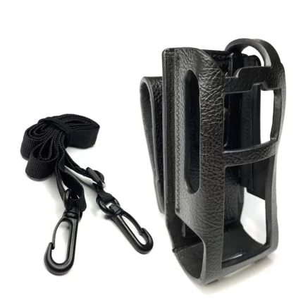 Two Way Radio Hard Leather Carry Case with Belt Loop