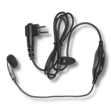 earbud with in-line microphone push-to-talk and Vox for MOTOROLA dp1400