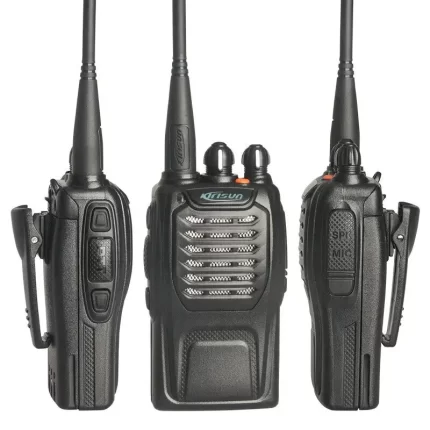 Kirisun professional portable walkie talkie two way radio long range 136-174 MHz VHF 400-470MHz pt558s