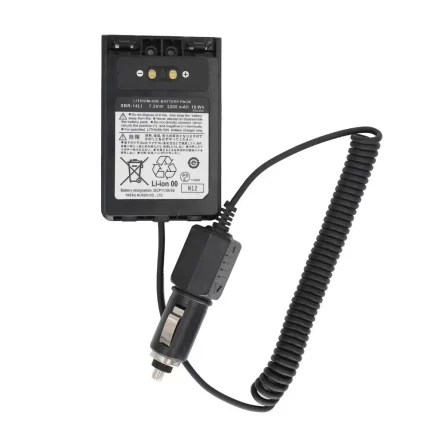 Two-way radio USB charger connected to a two-way radio